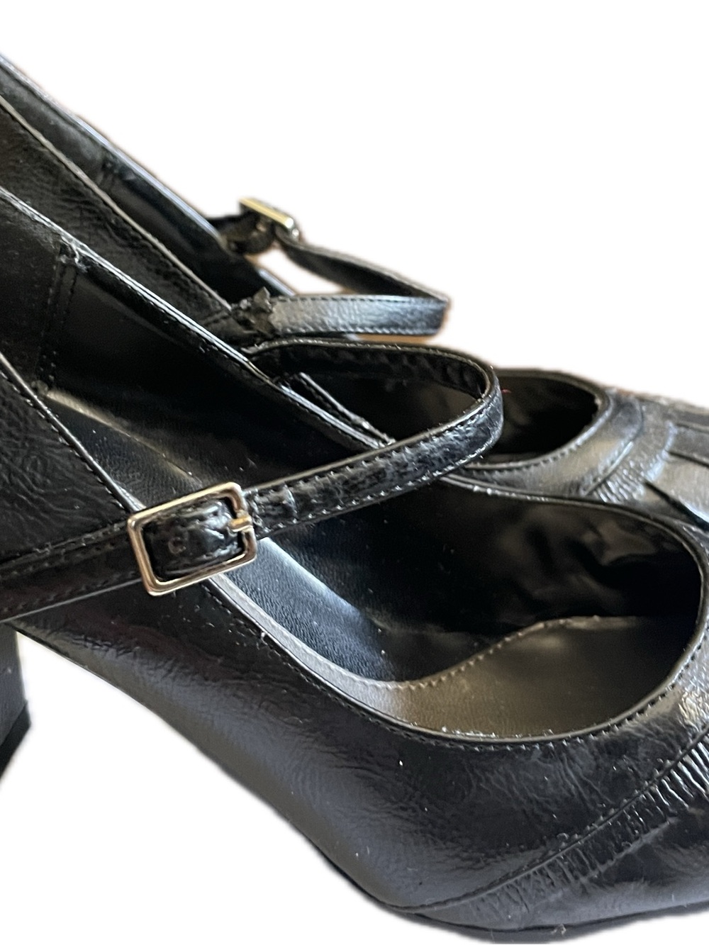 Madison Classic Black Mary Jane Heels - Elegant Women's Dress Shoes